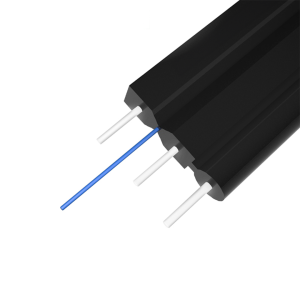 Cable drop con mensajero de FRP